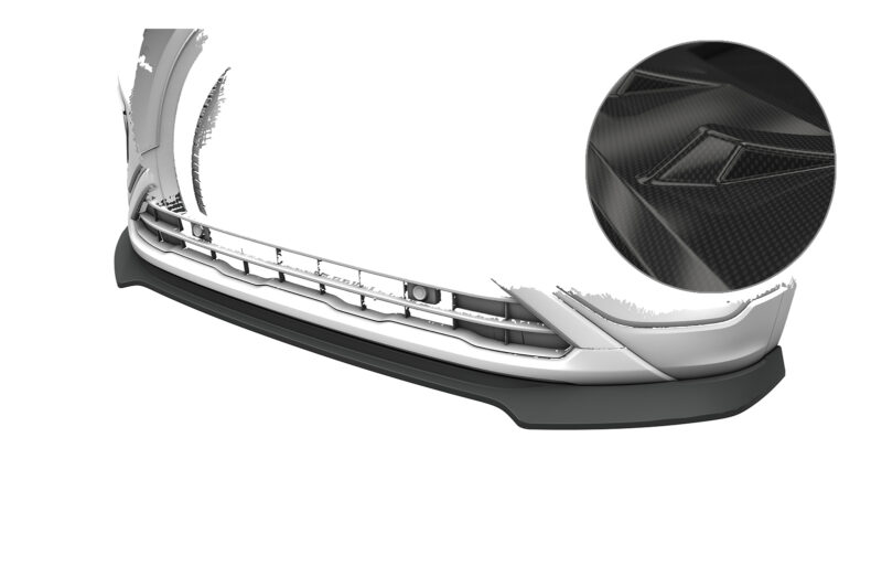 Lip delantero CSR Automotive para VW Tross (Tipo C1) CSL922 Carbon Look 1