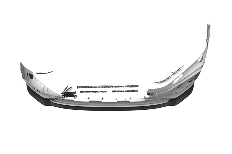 Lip delantero CSR Automotive para VW T-Roc (Tipo A1) R CSL923 Negro Mate 4