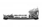 Lip delantero CSR Automotive para VW T-Roc (Tipo A1) R CSL923 Negro Mate 5