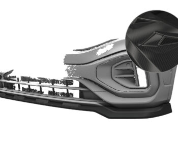 Lip delantero CSR Automotive para VW T-Roc (Tipo A1) R CSL923 Carbon Look 1