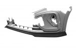 Lip delantero CSR Automotive para VW Taigo (tipo CS) CSL924 Negro Mate 2
