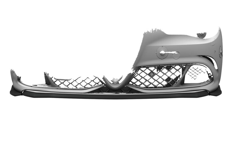 Lip delantero CSR Automotive para Alfa Romeo Giulia Quadrifoglio CSL925 Negro Mate 4