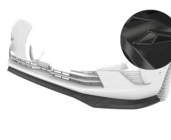 Lip delantero CSR Automotive para Opel Zafira Life CSL926 Carbon Look 1