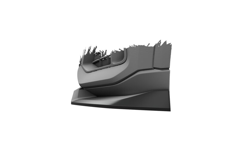 Lip delantero CSR Automotive para Audi Q8 4M CSL931 Negro Mate 2