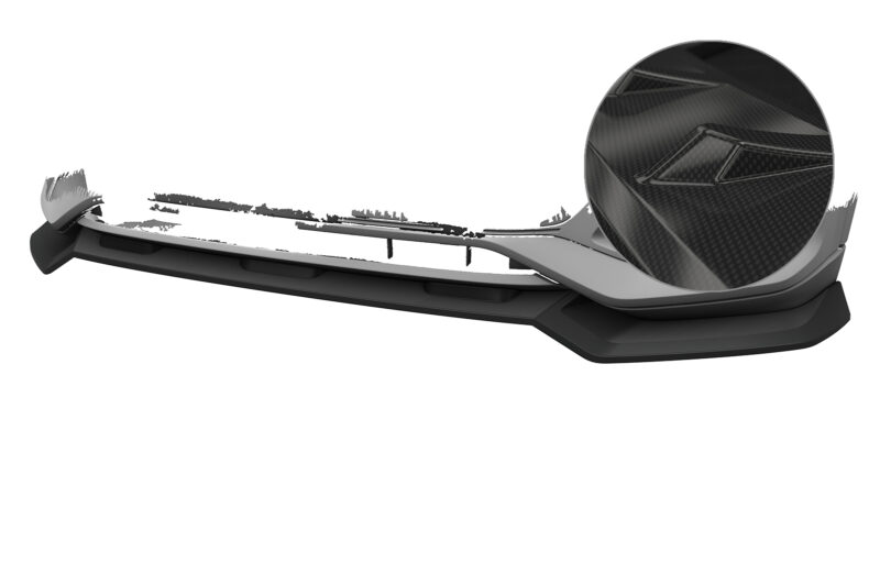 Lip delantero CSR Automotive para Audi Q8 4M CSL931 Carbon Look 1