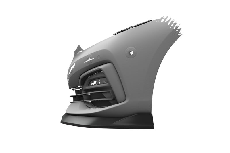 Lip delantero CSR Automotive para BMW Serie 1 F40 CSL933 Negro Mate 2
