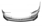Lip delantero CSR Automotive en forma de copa para Opel Astra L Sports Tourer CSL937 Negro Mate 5