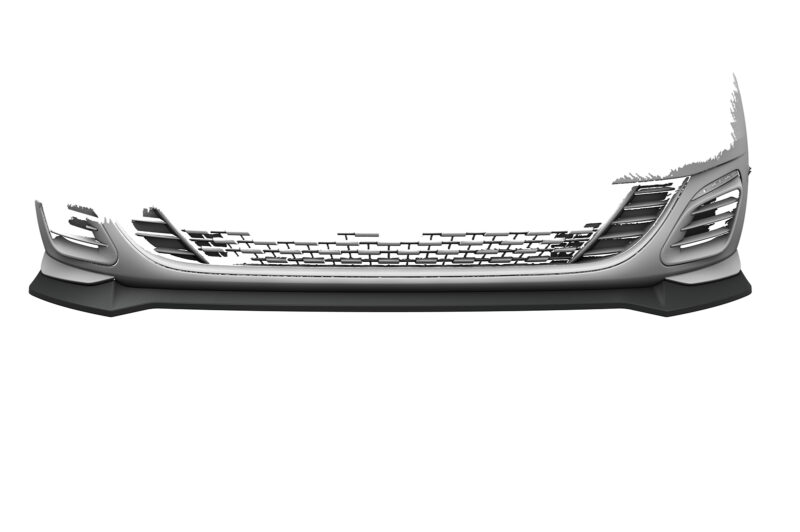 Lip delantero CSR Automotive para Peugeot 308 GTi CSL944 Negro Mate 5