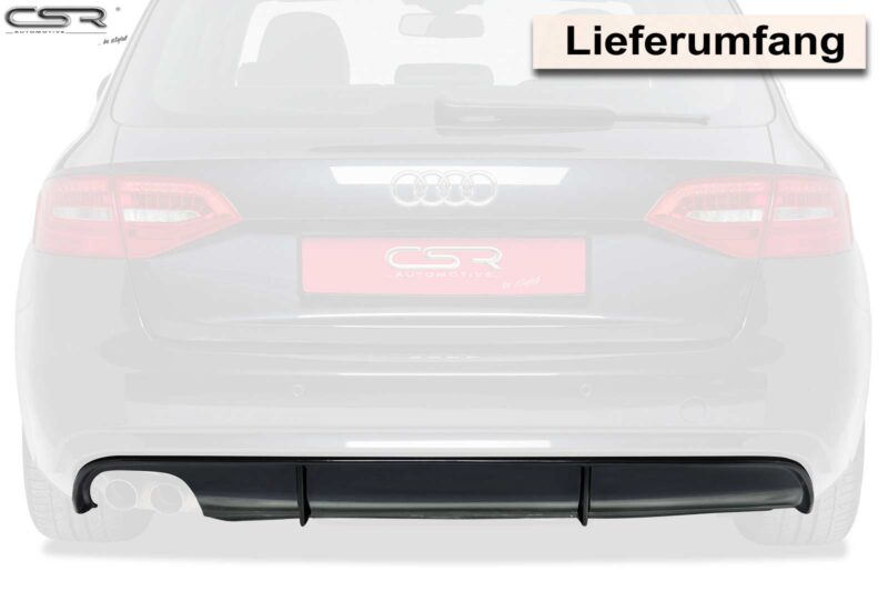 Difusor trasero CSR Automotive para Audi A4 B8 HA075  3
