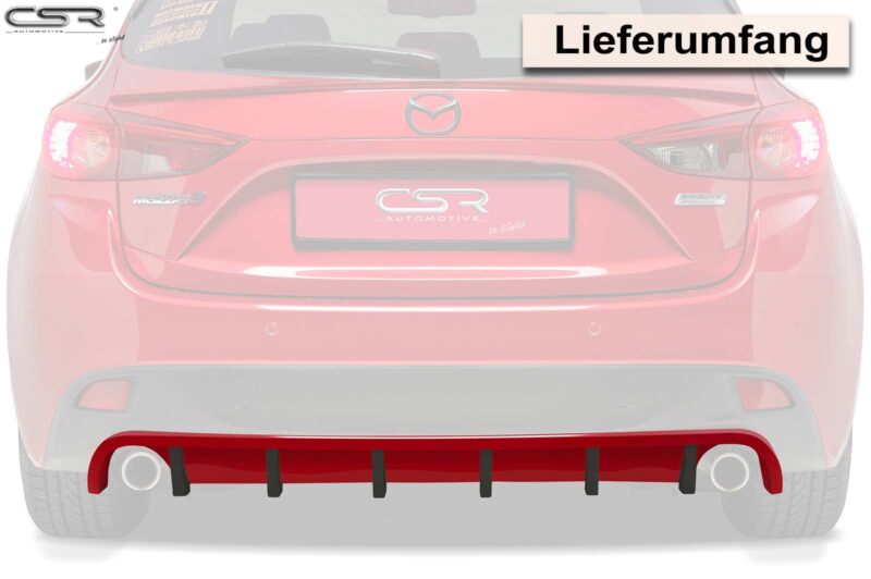 Difusor trasero CSR Automotive para Mazda 3 tipo BM/BN HA153  3