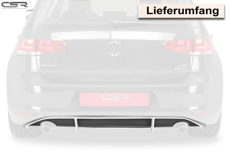 Difusor trasero CSR Automotive para VW Golf 7 HA155  3