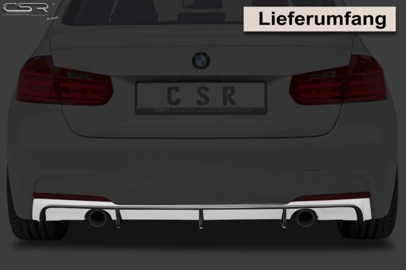 Difusor trasero CSR Automotive para BMW Serie 3 F30/F31 Sedan/Touring HA164  3