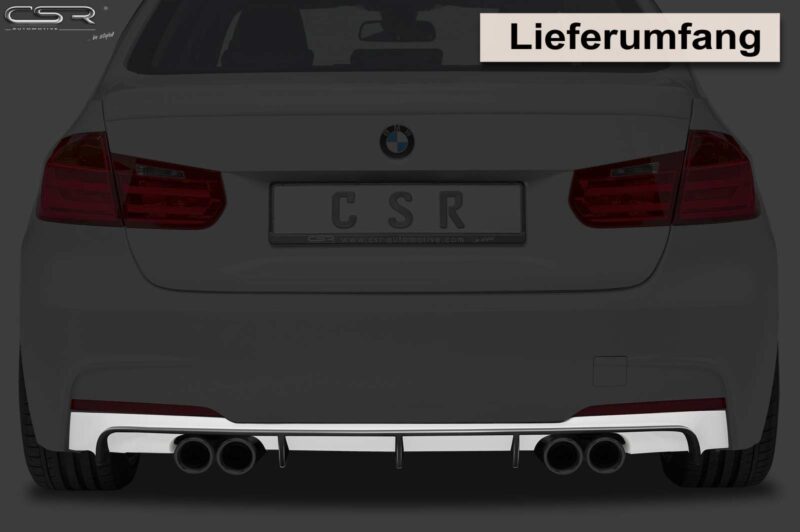 Difusor trasero CSR Automotive para BMW Serie 3 F30/F31 Sedan/Touring HA165  3