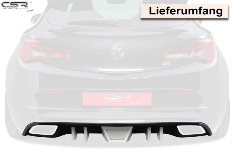Difusor trasero CSR Automotive para Opel Astra J OPC/GTC HA172  3