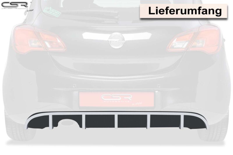 Difusor trasero CSR Automotive para Opel Corsa E HA174  3