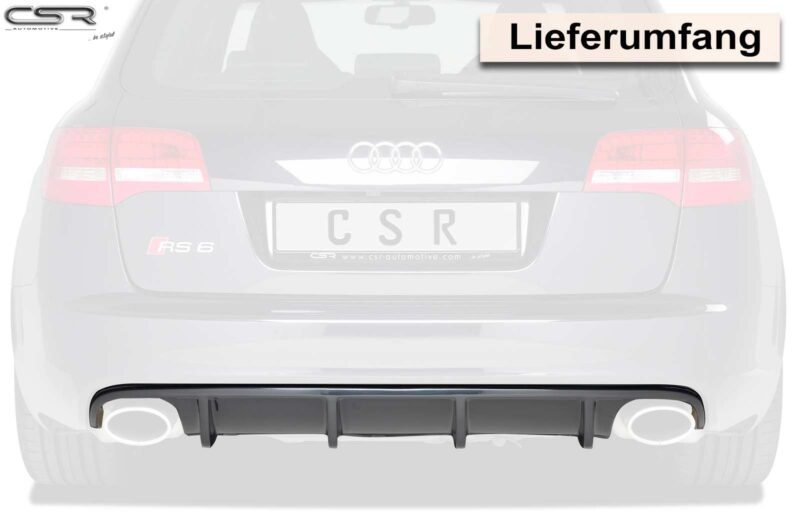 Difusor trasero CSR Automotive para Audi RS6 C6 HA179  3
