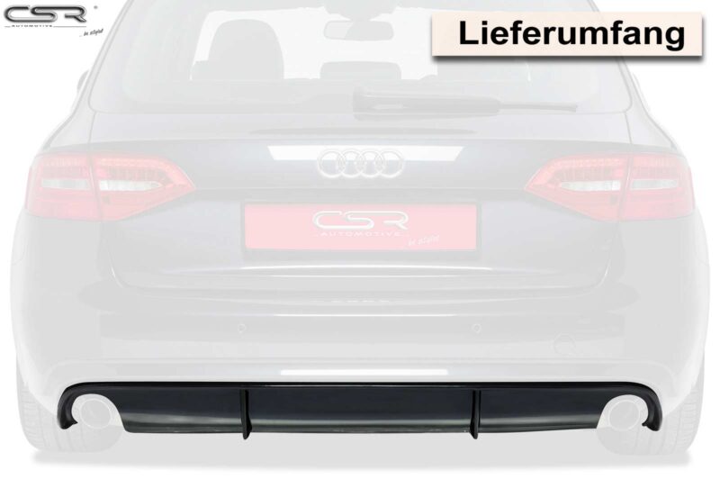 Difusor trasero CSR Automotive para Audi A4 B8 Sedan/Avant HA187  3