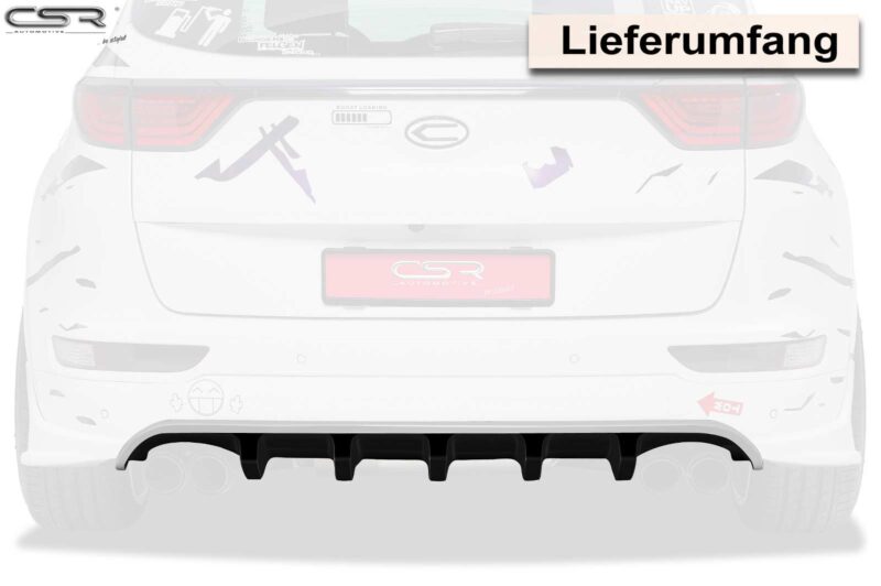 Difusor trasero CSR Automotive para Kia Sportage QL HA192  3