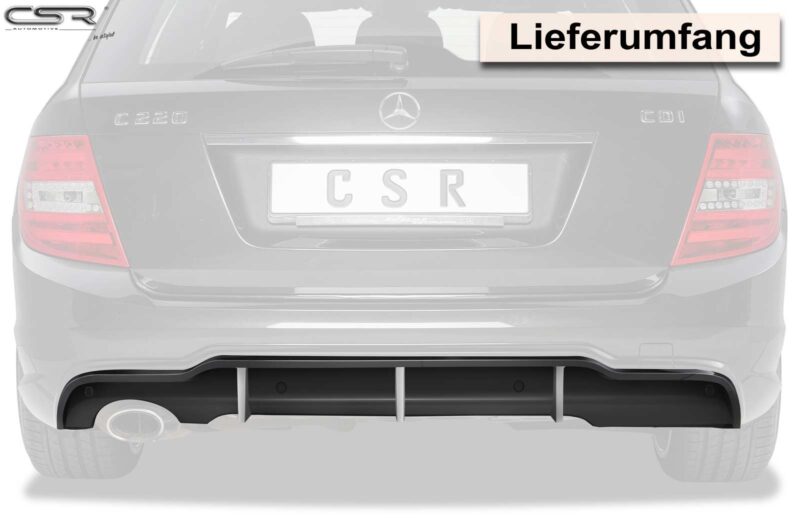 Difusor trasero CSR Automotive para Mercedes-Benz Clase C 204 AMG-Line HA202  3