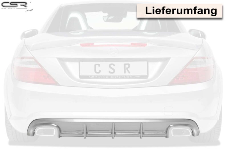 Difusor trasero CSR Automotive para Mercedes-Benz SLK R172 AMG-Line HA219  3