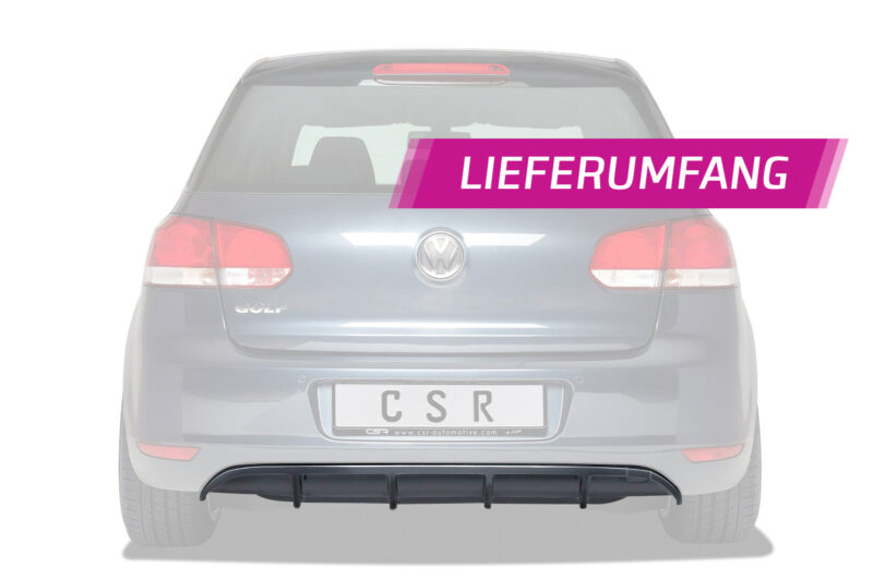 Difusor trasero CSR Automotive para VW Golf 6 hatchback HA220  3