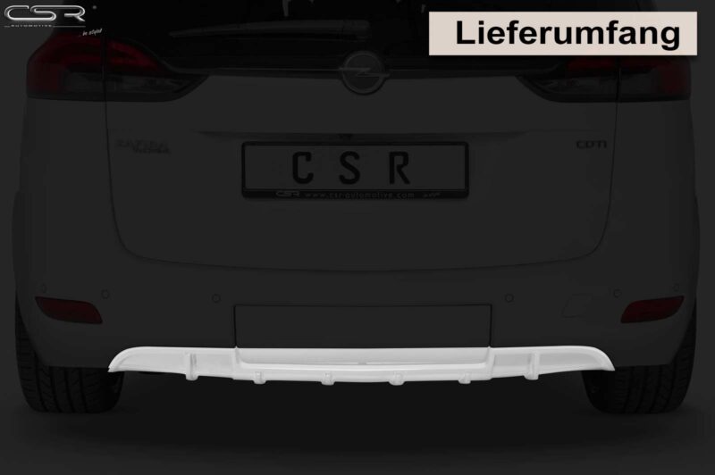 Difusor trasero CSR Automotive para Opel Zafira C Tourer con Flex Fix HA229  3
