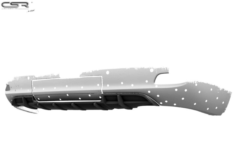 Difusor trasero CSR Automotive para Opel Zafira C Tourer con Flex Fix HA229  6