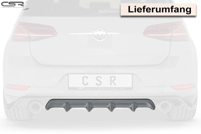 Difusor trasero CSR Automotive para VW Golf 7 GTI TCR HA230  3