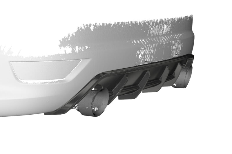 Difusor trasero CSR Automotive  para Ford Focus ST MK2 HA271-S Negro Mate 6