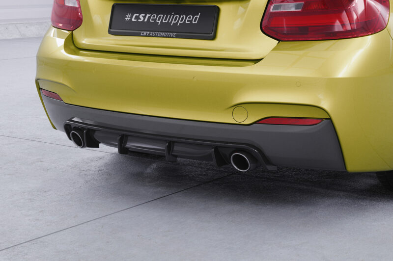 Difusor trasero CSR Automotive  para BMW Serie 2 (F22/F23) Coupé y Cabrio HA273-S Negro Mate 2