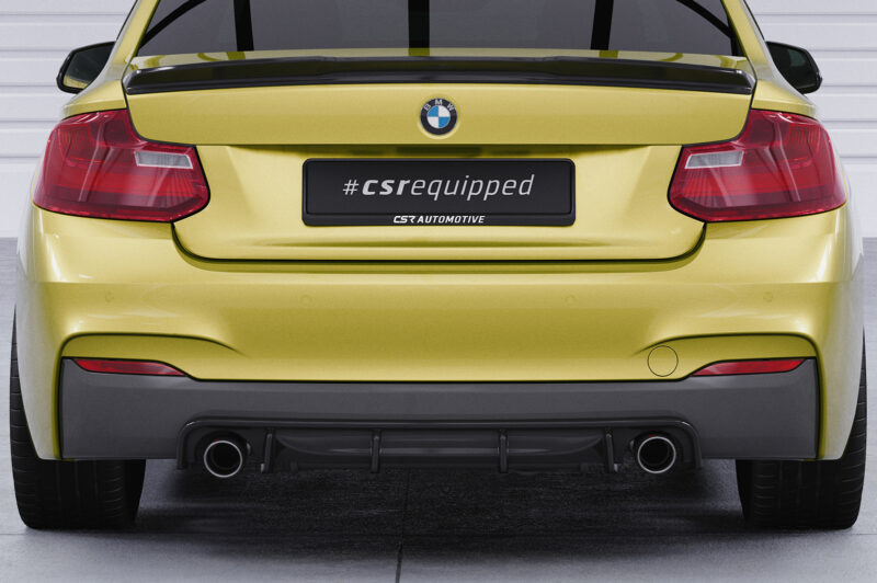 Difusor trasero CSR Automotive  para BMW Serie 2 (F22/F23) Coupé y Cabrio HA273-S Negro Mate 5