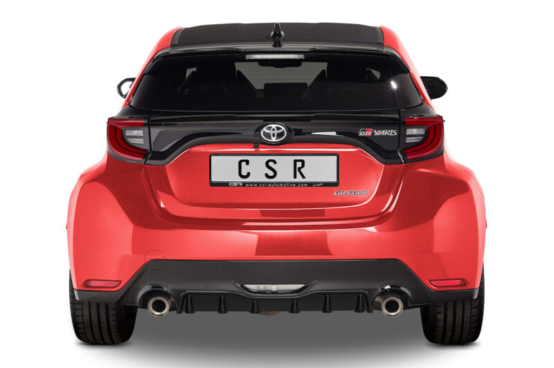 Difusor trasero CSR Automotive  para Toyota GR Yaris (XP21) HA277-S Negro Mate 5