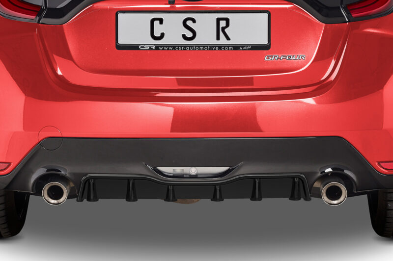 Difusor trasero CSR Automotive  para Toyota GR Yaris (XP21) HA277-S Negro Mate 6