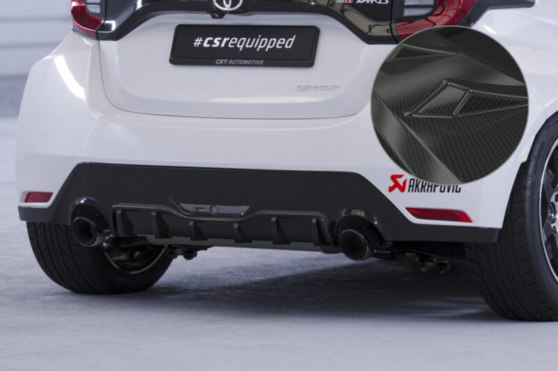 Difusor trasero CSR Automotive  para Toyota GR Yaris (XP21) HA277-C Carbon Look 1