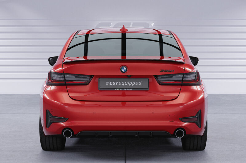Difusor trasero CSR Automotive  para BMW Serie 3 Sedan y Touring (G20/G21) HA278-S Negro Mate 6