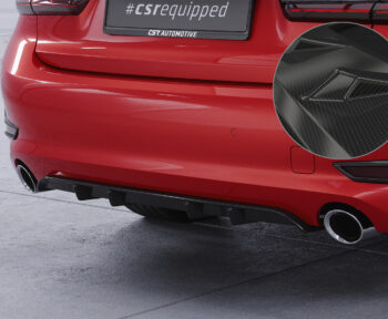 Difusor trasero CSR Automotive  para BMW Serie 3 Sedan y Touring (G20/G21) HA278-C Carbon Look 1