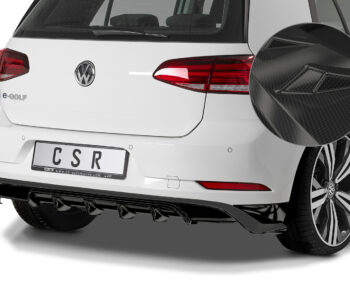 Difusor trasero CSR Automotive  para VW Golf 7/e-Golf HA279-C Carbon Look 1