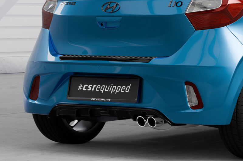Difusor trasero CSR Automotive  para Hyundai I10 3ª generación HA280-S Negro Mate 2