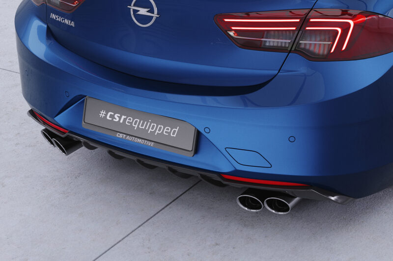 Difusor trasero CSR Automotive  para Opel Insignia B Grandsport HA282-S Negro Mate 2