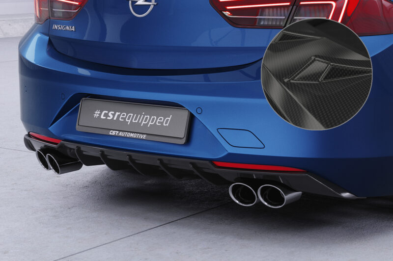 Difusor trasero CSR Automotive  para Opel Insignia B Grandsport HA282-C Carbon Look 1