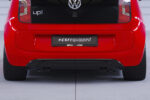 Difusor trasero CSR Automotive  para VW up!/e-up! Base HA283-S Negro Mate 3
