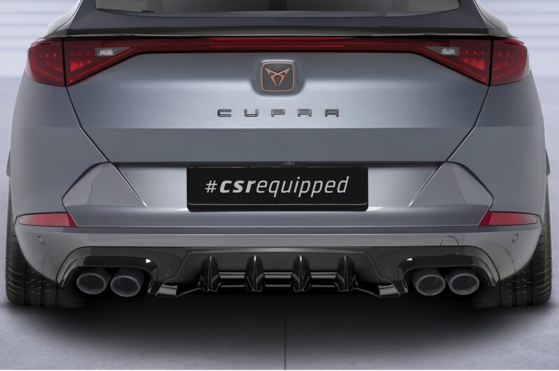 Difusor trasero CSR Automotive  para Cupra Formentor HA286-S Negro Mate 3