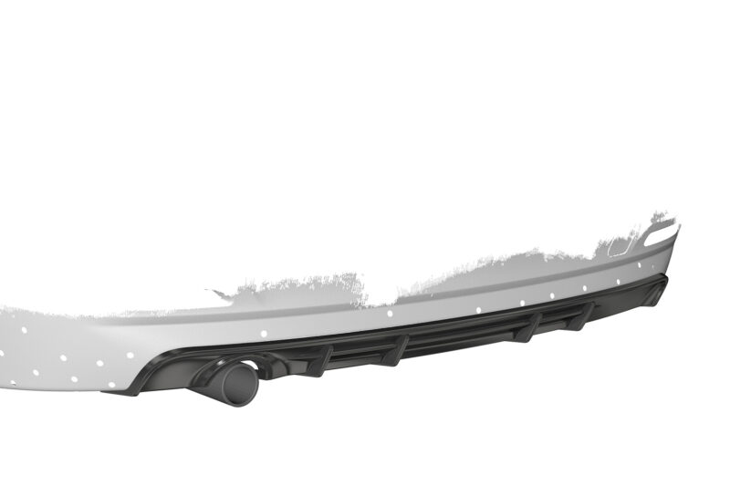 Difusor trasero CSR Automotive  para BMW Serie 3 F31 Touring LCI HA287-S Negro Mate 6