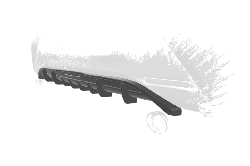 Difusor trasero CSR Automotive  para Toyota Aygo 2 HA288-S Negro Mate 2