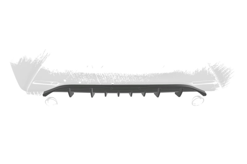 Difusor trasero CSR Automotive  para Toyota Aygo 2 HA288-S Negro Mate 4