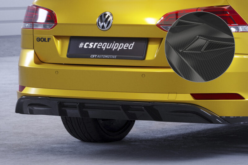 Difusor trasero CSR Automotive  para VW Golf 7 Variant Basis HA292-C Carbon Look 1