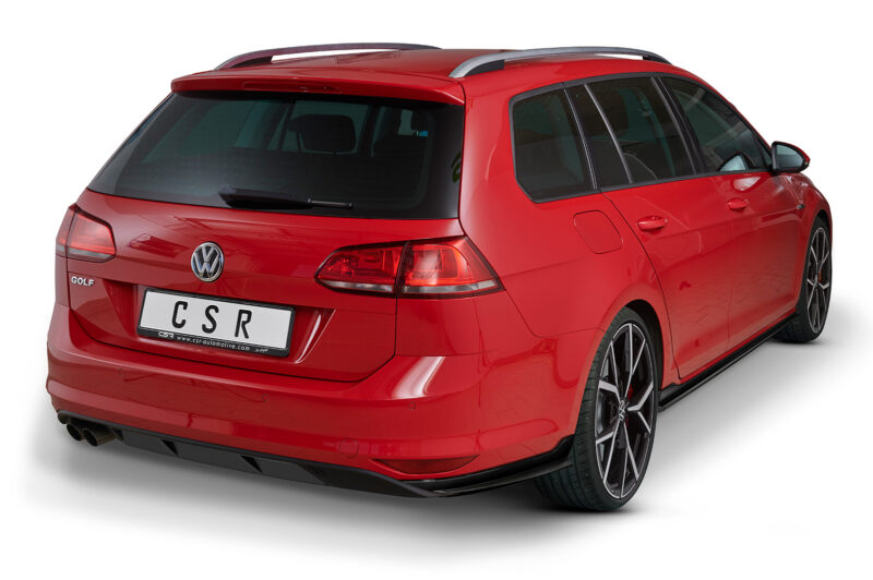 Difusor trasero CSR Automotive  para VW Golf 7 Variant HA296-S Negro Mate 2
