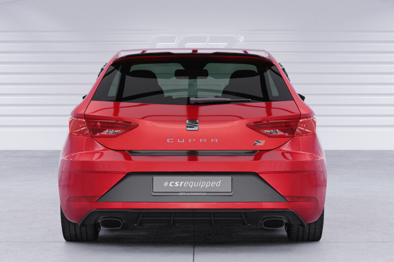 Difusor trasero CSR Automotive  para Seat Leon 3 (Tipo 5F Cupra HA298-S Negro Mate 6