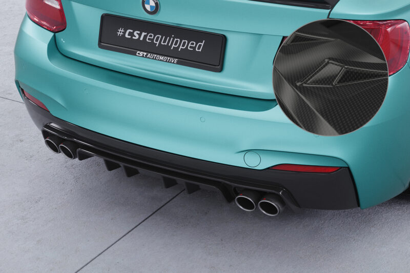 Difusor trasero CSR Automotive  para BMW Serie 2 F22/F23 M paquete HA306-C Carbon Look 1