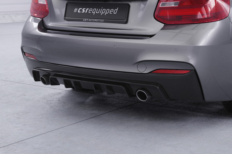 Difusor trasero CSR Automotive  para BMW Serie 2 F22/F23 M paquete HA308-S Negro Mate 2